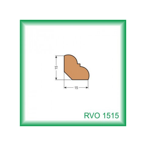 Vnútorná rohová lišta - RVO1515 /na objednávku - min. odber 100 m
