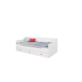 Detská posteľ s úložným priestorom BE13 (bez matraca) biela 204x94x75