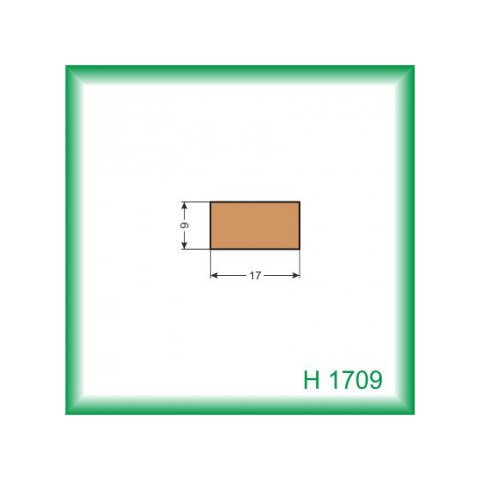 Hranol - H1709 /na objednávku - min. odber 100 m