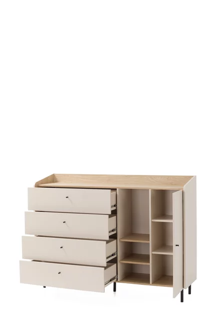 Komoda AE07 eukalyptus 155x42x115