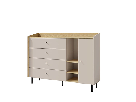 Komoda AE07 piesková 155x42x115
