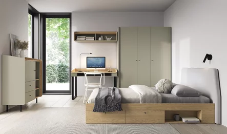 Komoda AE08 eukalyptus 125x42x115