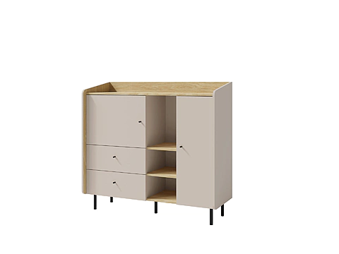 Komoda AE08 piesková 125x42x115