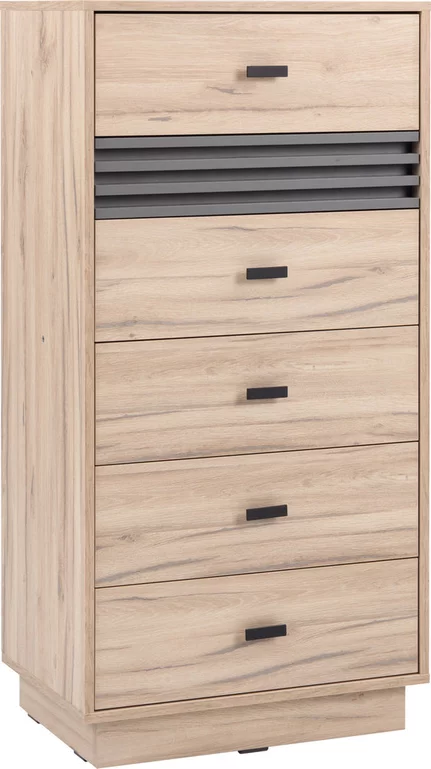 Komoda AL18 dub estana/antracit 60x40x120
