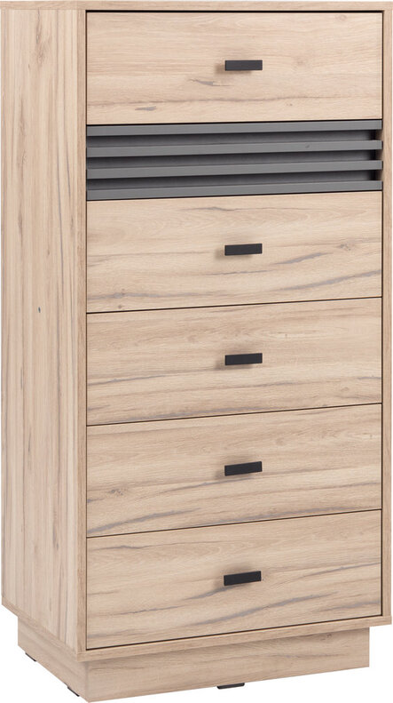 Komoda AL18 dub estana/antracit 60x40x120