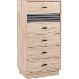 Komoda AL18 dub estana/antracit 60x40x120