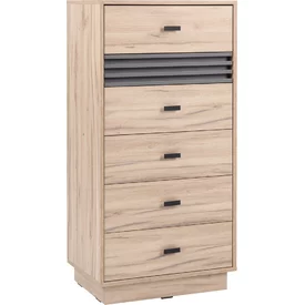 Komoda AL18 dub estana/antracit 60x40x120