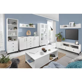 Komoda BE06 biela 140x40x85