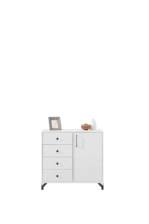 Komoda BE07 biela 90x40x85