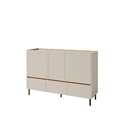 Komoda LC07 piesková/dub olejovaný 150x40x105