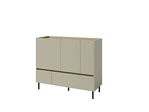Komoda LC08 eukalyptus/dub baltik 120x40x105
