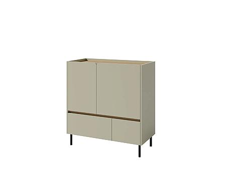 Komoda LC09 eukalyptus/dub baltik 95x40x105