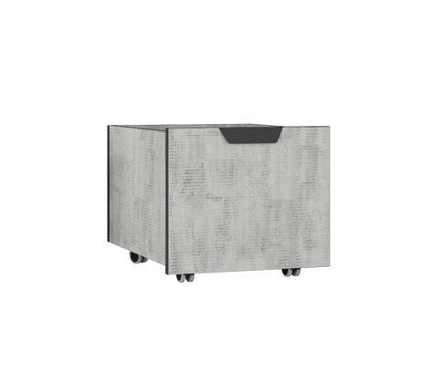 Komoda s kontajnerom NN08 grafit/enigma 90x40x85