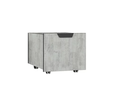 Komoda s kontajnerom NN08 grafit/enigma 90x40x85