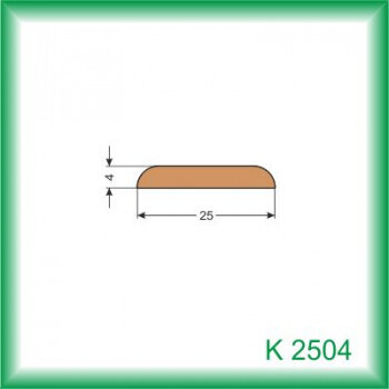 Krycia lišta - K2504 /na objednávku - min. odber 100 m