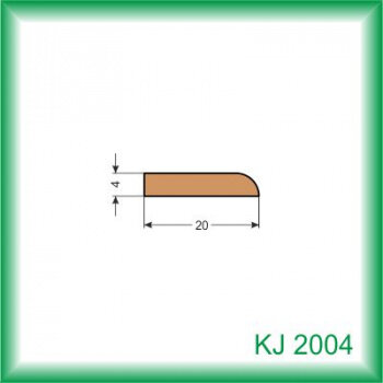 Krycia lišta - KJ2004 /na objednávku - min. odber 100 m