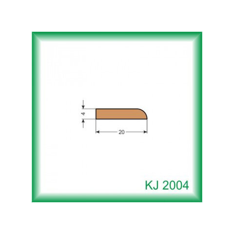 Krycia lišta - KJ2004 /na objednávku - min. odber 100 m