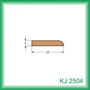 Krycia lišta - KJ2504 /na objednávku - min. odber 100 m