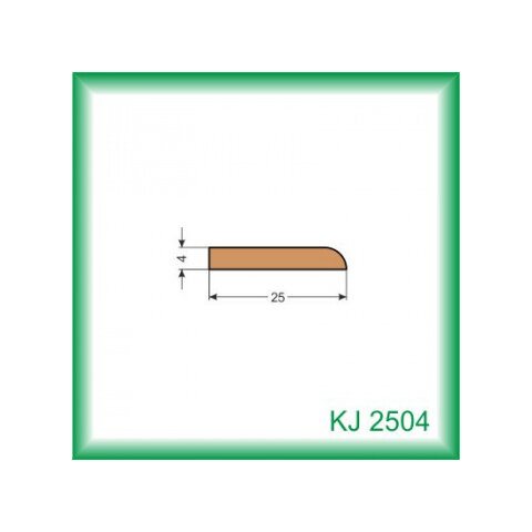 Krycia lišta - KJ2504 /na objednávku - min. odber 100 m