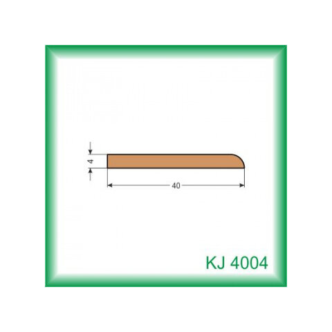 Krycia lišta - KJ4004 /na objednávku - min. odber 100 m