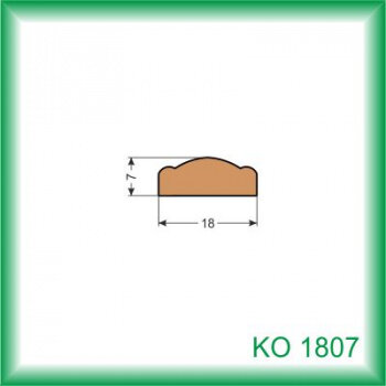 Krycia lišta - KO1807 /na objednávku - min. odber 100 m
