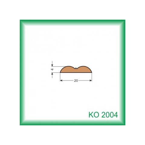 Krycia lišta - KO2004 /na objednávku - min. odber 100 m