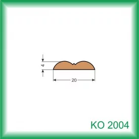 Krycia lišta - KO2004 /na objednávku - min. odber 100 m