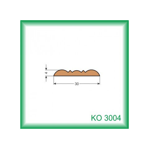 Krycia lišta - KO3004 /na objednávku - min. odber 100 m