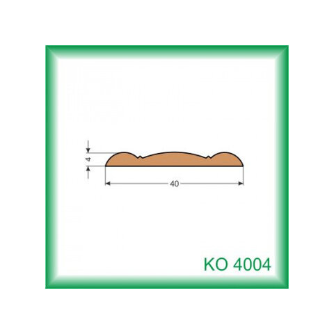 Krycia lišta - KO4004 /na objednávku - min. odber 100 m