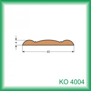 Krycia lišta - KO4004 /na objednávku - min. odber 100 m