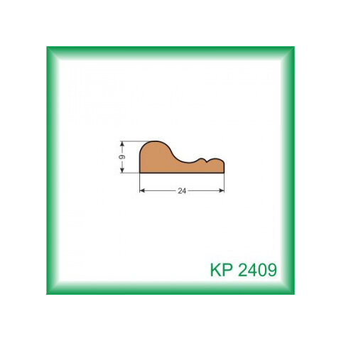 Krycia lišta - KP2409 /na objednávku - min. odber 100 m
