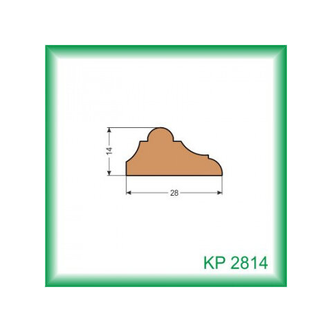 Krycia lišta - KP2814 /na objednávku - min. odber 100 m