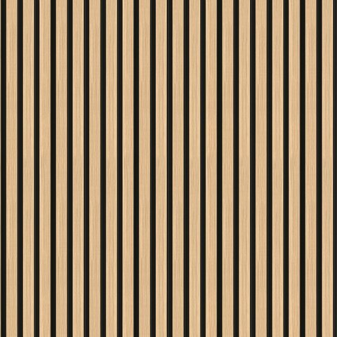 Lamelový panel M-line Natural black