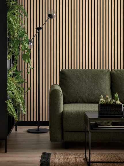 Lamelový panel M-line Natural black