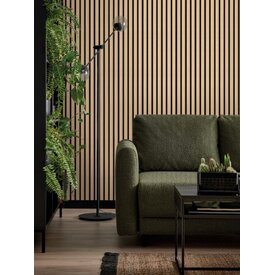 Lamelový panel M-line Natural black
