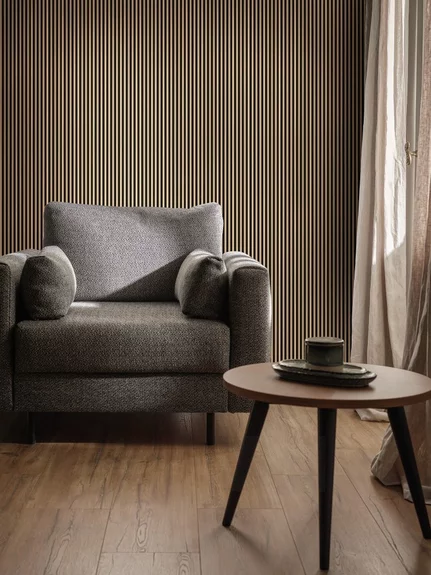 Lamelový panel S-line Natural black