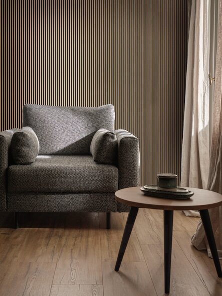 Lamelový panel S-line Natural black