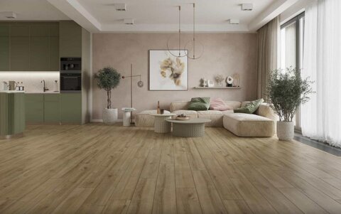 Laminátová podlaha Dub zlatý Rustic