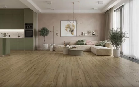 Laminátová podlaha Dub zlatý Rustic