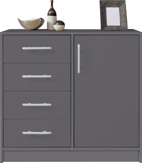 Malá komoda Smart 7 antracit 90x84x40