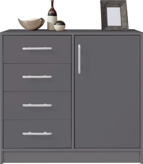 Malá komoda Smart 7 antracit 90x84x40