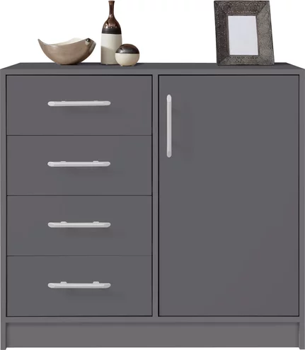 Malá komoda Smart 7 antracit 90x84x40