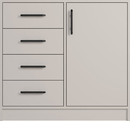 Malá komoda Smart 7 kašmír 90x84x40