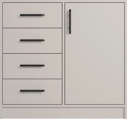 Malá komoda Smart 7 kašmír 90x84x40