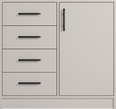 Malá komoda Smart 7 kašmír 90x84x40