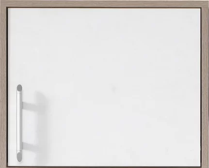 Nadstavec na poličkovú skriňu Smart 5 L/P biela/dub sonoma 50x40x56