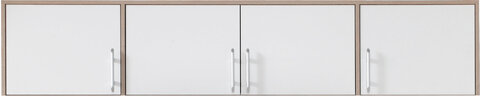 Nadstavec na šatníkovú skriňu Smart 1 biela/dub sonoma 200x40x56