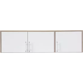 Nadstavec na šatníkovú skriňu Smart 2 biela/dub sonoma 150x40x56