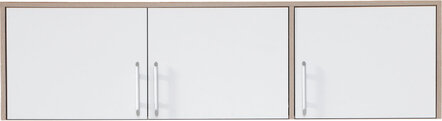 Nadstavec na šatníkovú skriňu Smart 2 biela/dub sonoma 150x40x56