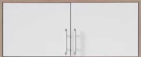 Nadstavec na šatníkovú skriňu Smart 3 biela/dub sonoma 100x40x56